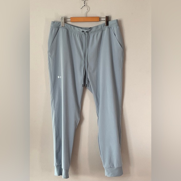 Under Armour Womens Armour Sport Woven Loose Fit Pants - Picture 1 of 13